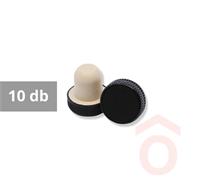 Dugó szintetikus kalapos fekete 10db 151040
