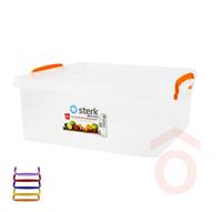 Tároló doboz 12l műanyag zárható tetővel select