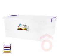 Tároló doboz 25l műanyag zárható tetővel select