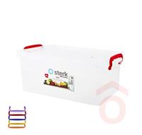 Tároló doboz  8l műanyag zárható tetővel select