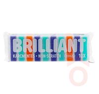 Mosogatószivacs 10db 3x6x9cm  brillant B513 Bonus