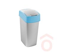 Szemetes billenős 45L pacif.ezüst/kék 217818 CU658 curver