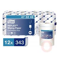 Tork 473246 M3 N kéztörlő 1r. 12x120m 343lap fehér Reflex™