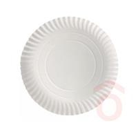 Papírtálca kerek 290mm 100db fehér lebomló BIO