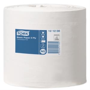 Tork 121208 M2 D.F kéztörlő 2r. 20cm 6x135m fehér