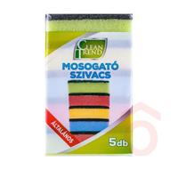 Mosogatószivacs  5db 3x7x9,5cm 021051 Qua