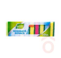 Mosogatószivacs 10db 2,4x5,5x8cm 021228 Qua.