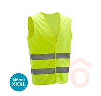 Mellény láthatósági sárga XXXL eng-195