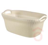 Ruháskosár műanyag 59,5x38,5x27cm 40l krém 228393 Curver
