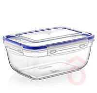 Tároló doboz  2,3l műanyag zárható tetővel DÜ46