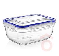 Tároló doboz  1,4l műanyag zárható tetővelDÜ42