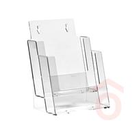 Prospektustartó 2xA5 asztali/fali 158x145x44mm 4222