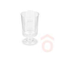 Pohár műanyag üveghatású snapszos 2-4cl 20db talpas 73114