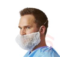 Szakállvédő PP fehér 18" 100db-os N207