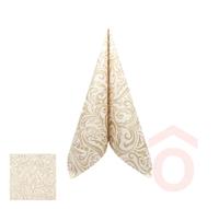 Szalvéta prémium 40x40cm 1/4 50db pezsgő/v.barna Mank 88294