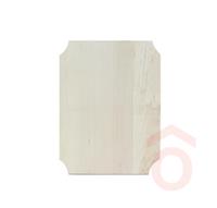 Vágódeszka fa 22x25cm közepes szögletes