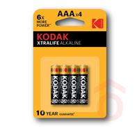 Kodak mikro elem xtralife alkáli AAA 4db 30951990