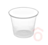 Szószos tálka kerek 125ml víztiszta 50db (PP) 74812