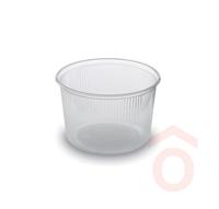 Szószos tálka kerek 300ml víztiszta 100db (PP) 77430