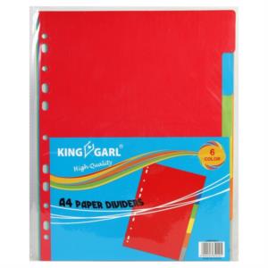 Regiszter donau A/4 műanyag A-Z 16 részes színes 02.01225