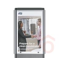 Tork 511054 D higiéniai állványhoz reklám felület műa.