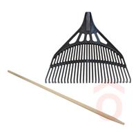 Lombseprű műanyag 66cm nyéllel fekete