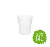 Pohár műanyag lebomló 1dl  50db víztiszta (CPLA) BIO 76310