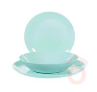 Étkészlet 18 részes türkiz  DIWALI