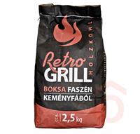 Faszén 2.5kg pet. Retro Grill Boksa