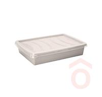 Tálca műanyag 31x23x6cm hűtős tetővel 2,8l 4553